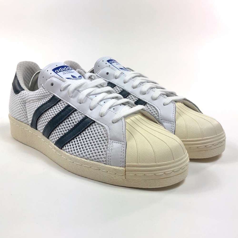 Adidas Superstar 80s Shell Toe Mesh Shoes Q20310 - Picture 2 of 8